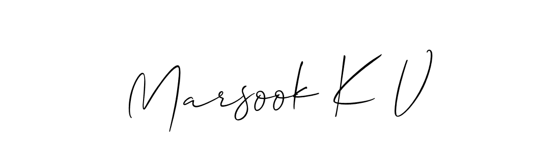 Here are the top 10 professional signature styles for the name Marsook K V. These are the best autograph styles you can use for your name. Marsook K V signature style 2 images and pictures png