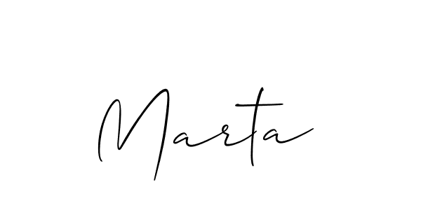 Make a short Marta  signature style. Manage your documents anywhere anytime using Allison_Script. Create and add eSignatures, submit forms, share and send files easily. Marta  signature style 2 images and pictures png