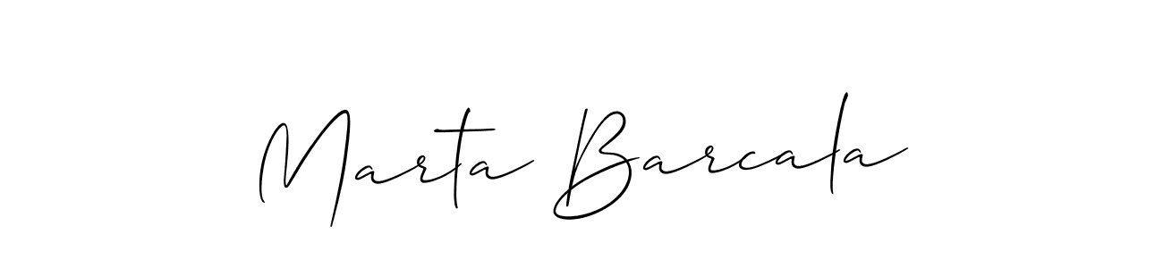 Also You can easily find your signature by using the search form. We will create Marta Barcala name handwritten signature images for you free of cost using Allison_Script sign style. Marta Barcala signature style 2 images and pictures png