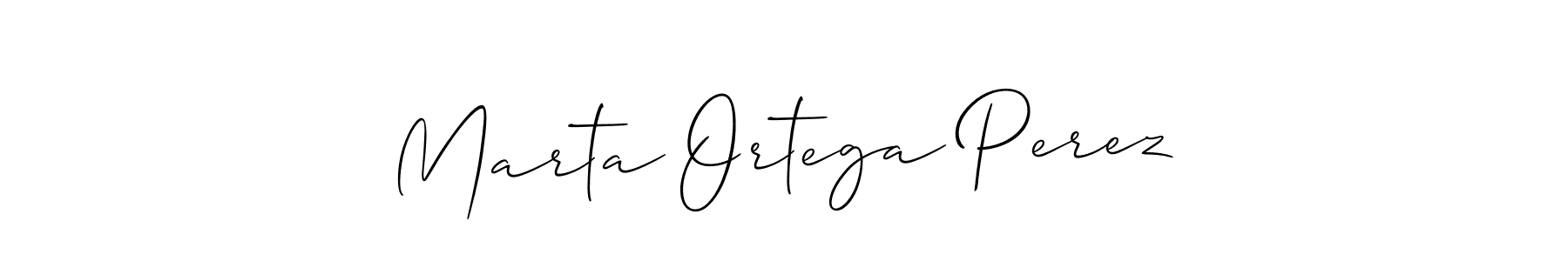 How to make Marta Ortega Perez signature? Allison_Script is a professional autograph style. Create handwritten signature for Marta Ortega Perez name. Marta Ortega Perez signature style 2 images and pictures png