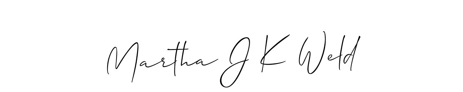 You should practise on your own different ways (Allison_Script) to write your name (Martha J K Weld) in signature. don't let someone else do it for you. Martha J K Weld signature style 2 images and pictures png