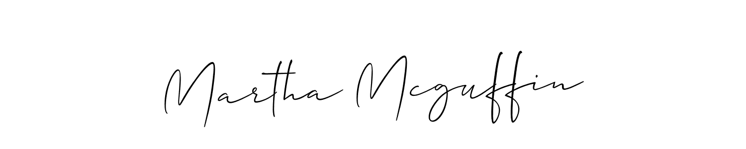 The best way (Allison_Script) to make a short signature is to pick only two or three words in your name. The name Martha Mcguffin include a total of six letters. For converting this name. Martha Mcguffin signature style 2 images and pictures png