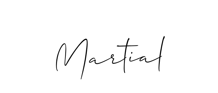 How to make Martial signature? Allison_Script is a professional autograph style. Create handwritten signature for Martial name. Martial signature style 2 images and pictures png