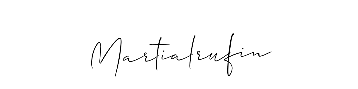 You should practise on your own different ways (Allison_Script) to write your name (Martialrufin) in signature. don't let someone else do it for you. Martialrufin signature style 2 images and pictures png