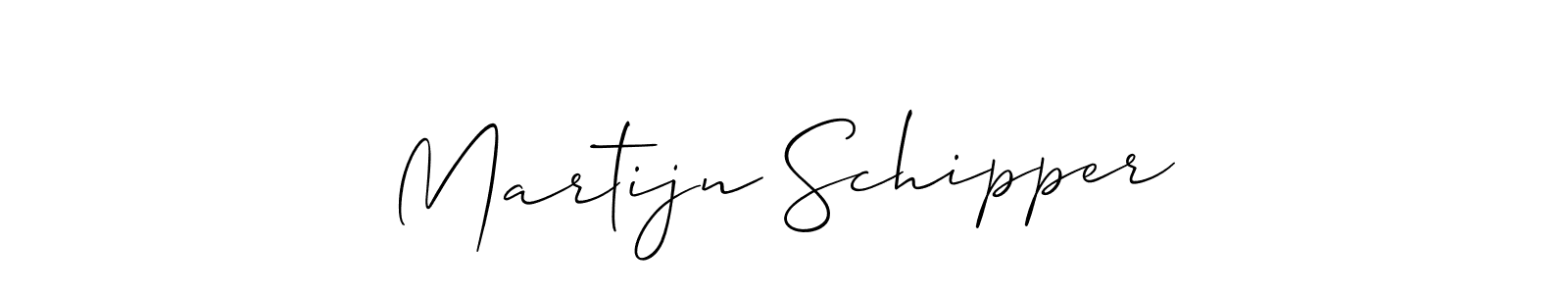 Martijn Schipper stylish signature style. Best Handwritten Sign (Allison_Script) for my name. Handwritten Signature Collection Ideas for my name Martijn Schipper. Martijn Schipper signature style 2 images and pictures png