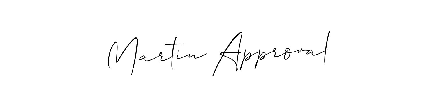 Once you've used our free online signature maker to create your best signature Allison_Script style, it's time to enjoy all of the benefits that Martin Approval name signing documents. Martin Approval signature style 2 images and pictures png