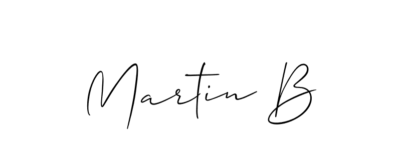 Allison_Script is a professional signature style that is perfect for those who want to add a touch of class to their signature. It is also a great choice for those who want to make their signature more unique. Get Martin B name to fancy signature for free. Martin B signature style 2 images and pictures png