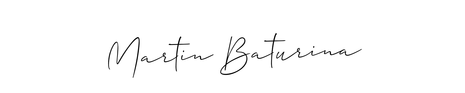 Also we have Martin Baturina name is the best signature style. Create professional handwritten signature collection using Allison_Script autograph style. Martin Baturina signature style 2 images and pictures png