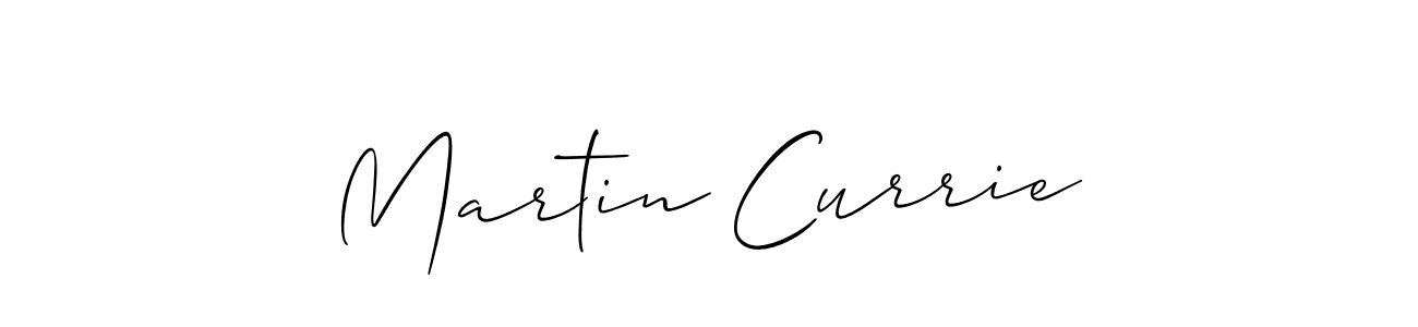 You should practise on your own different ways (Allison_Script) to write your name (Martin Currie) in signature. don't let someone else do it for you. Martin Currie signature style 2 images and pictures png