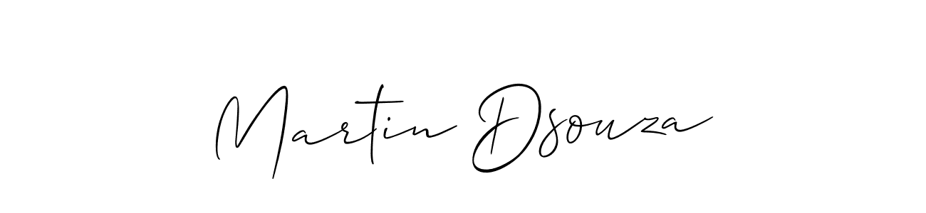 Make a beautiful signature design for name Martin Dsouza. With this signature (Allison_Script) style, you can create a handwritten signature for free. Martin Dsouza signature style 2 images and pictures png