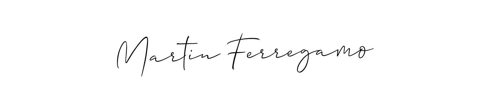 Also we have Martin Ferregamo name is the best signature style. Create professional handwritten signature collection using Allison_Script autograph style. Martin Ferregamo signature style 2 images and pictures png