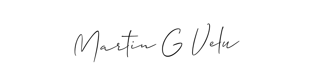 Make a beautiful signature design for name Martin G Velu. Use this online signature maker to create a handwritten signature for free. Martin G Velu signature style 2 images and pictures png