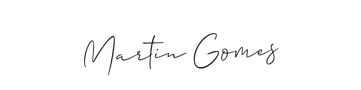 Design your own signature with our free online signature maker. With this signature software, you can create a handwritten (Allison_Script) signature for name Martin Gomes. Martin Gomes signature style 2 images and pictures png