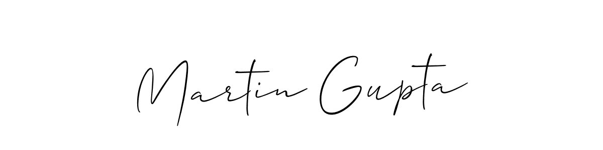 Use a signature maker to create a handwritten signature online. With this signature software, you can design (Allison_Script) your own signature for name Martin Gupta. Martin Gupta signature style 2 images and pictures png