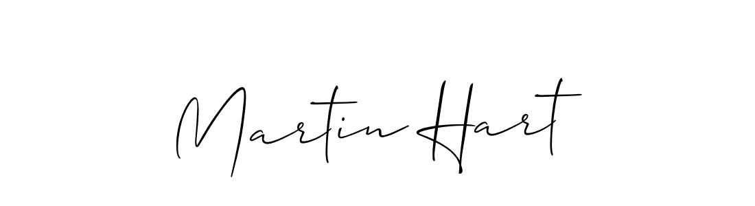 How to make Martin Hart signature? Allison_Script is a professional autograph style. Create handwritten signature for Martin Hart name. Martin Hart signature style 2 images and pictures png