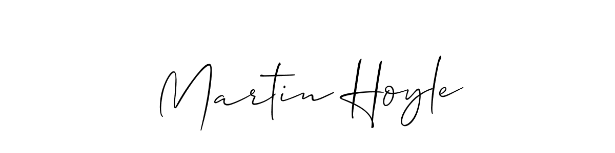 Make a beautiful signature design for name Martin Hoyle. With this signature (Allison_Script) style, you can create a handwritten signature for free. Martin Hoyle signature style 2 images and pictures png