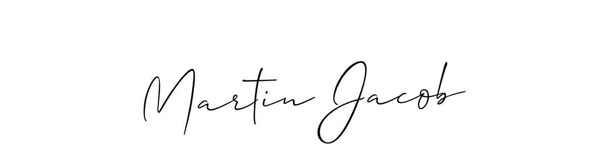 Design your own signature with our free online signature maker. With this signature software, you can create a handwritten (Allison_Script) signature for name Martin Jacob. Martin Jacob signature style 2 images and pictures png