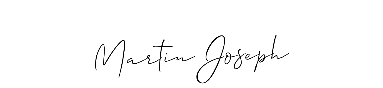 Design your own signature with our free online signature maker. With this signature software, you can create a handwritten (Allison_Script) signature for name Martin Joseph. Martin Joseph signature style 2 images and pictures png