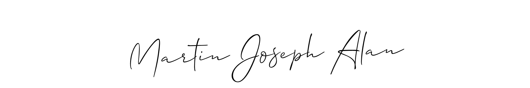 Similarly Allison_Script is the best handwritten signature design. Signature creator online .You can use it as an online autograph creator for name Martin Joseph Alan. Martin Joseph Alan signature style 2 images and pictures png