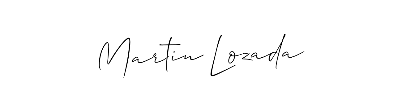 Make a beautiful signature design for name Martin Lozada. With this signature (Allison_Script) style, you can create a handwritten signature for free. Martin Lozada signature style 2 images and pictures png