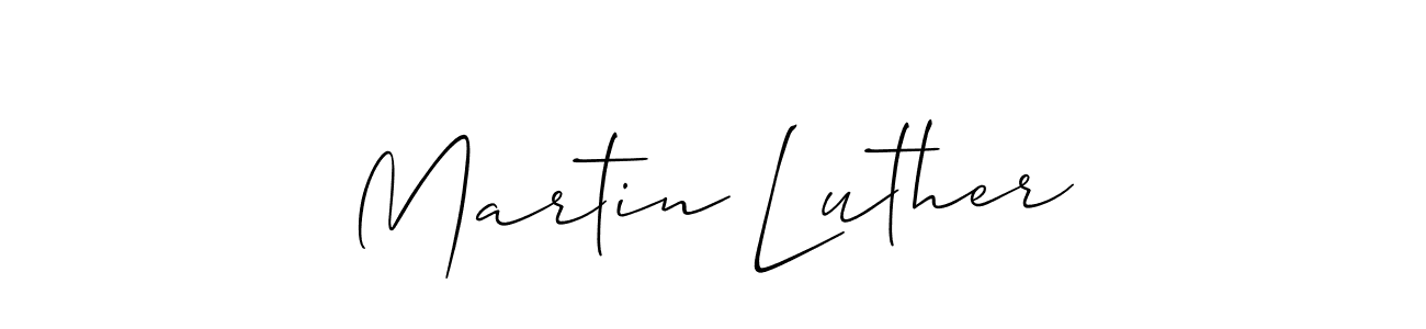 The best way (Allison_Script) to make a short signature is to pick only two or three words in your name. The name Martin Luther include a total of six letters. For converting this name. Martin Luther signature style 2 images and pictures png