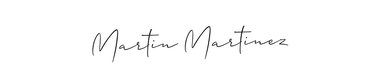 Use a signature maker to create a handwritten signature online. With this signature software, you can design (Allison_Script) your own signature for name Martin Martinez. Martin Martinez signature style 2 images and pictures png