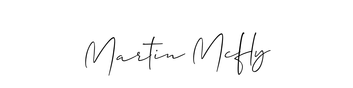 How to make Martin Mcfly name signature. Use Allison_Script style for creating short signs online. This is the latest handwritten sign. Martin Mcfly signature style 2 images and pictures png