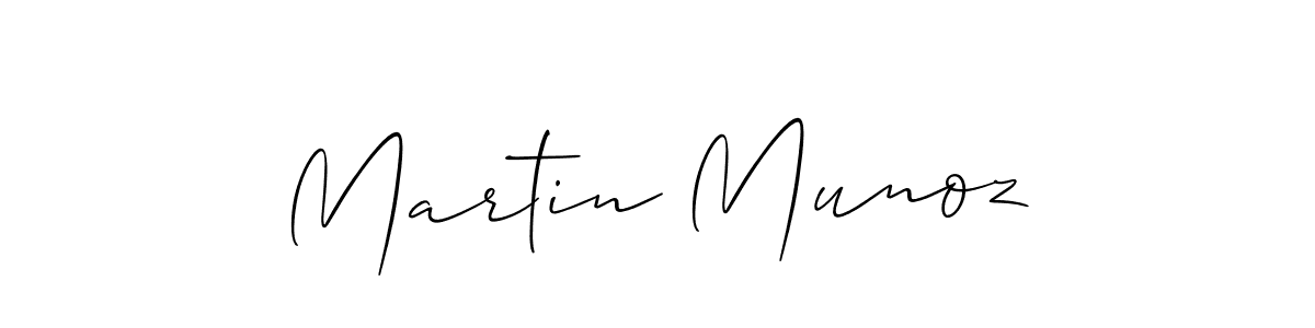 Also we have Martin Munoz name is the best signature style. Create professional handwritten signature collection using Allison_Script autograph style. Martin Munoz signature style 2 images and pictures png