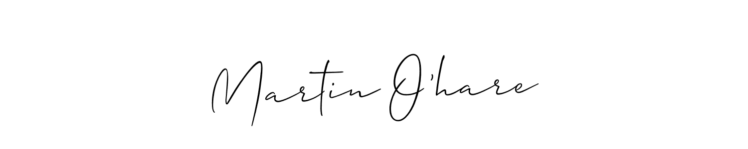 Also we have Martin O’hare name is the best signature style. Create professional handwritten signature collection using Allison_Script autograph style. Martin O’hare signature style 2 images and pictures png