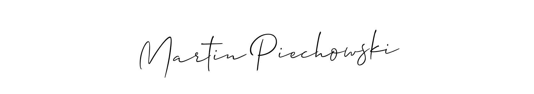 Also we have Martin Piechowski name is the best signature style. Create professional handwritten signature collection using Allison_Script autograph style. Martin Piechowski signature style 2 images and pictures png