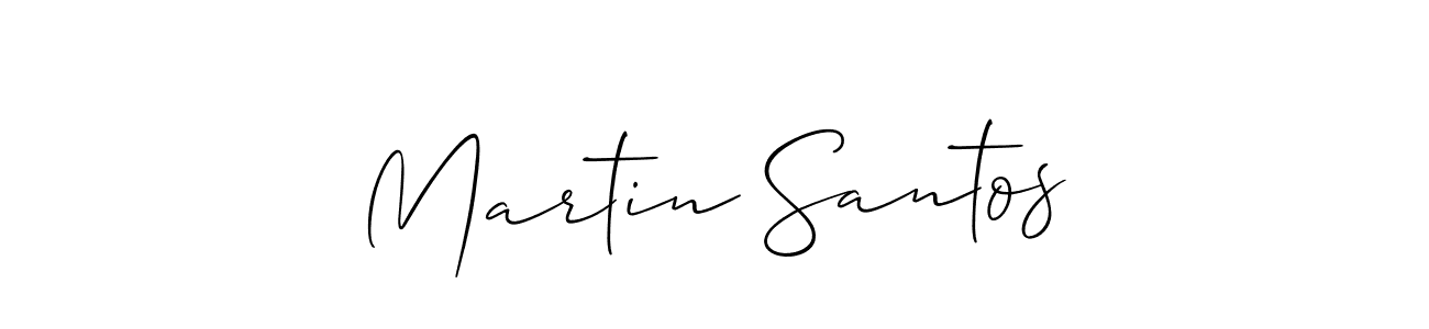 It looks lik you need a new signature style for name Martin Santos. Design unique handwritten (Allison_Script) signature with our free signature maker in just a few clicks. Martin Santos signature style 2 images and pictures png