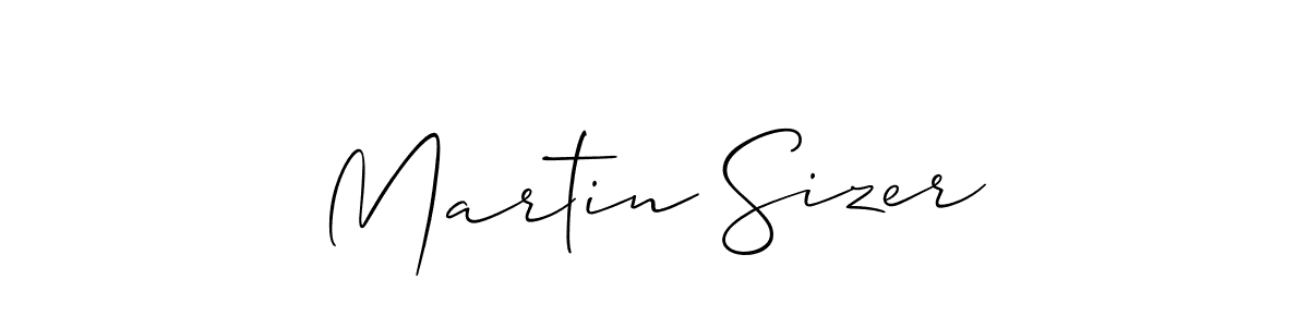 The best way (Allison_Script) to make a short signature is to pick only two or three words in your name. The name Martin Sizer include a total of six letters. For converting this name. Martin Sizer signature style 2 images and pictures png