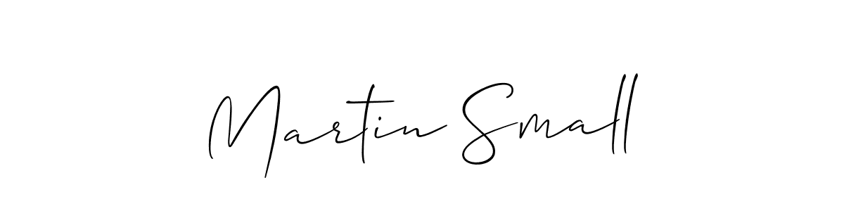 Design your own signature with our free online signature maker. With this signature software, you can create a handwritten (Allison_Script) signature for name Martin Small. Martin Small signature style 2 images and pictures png