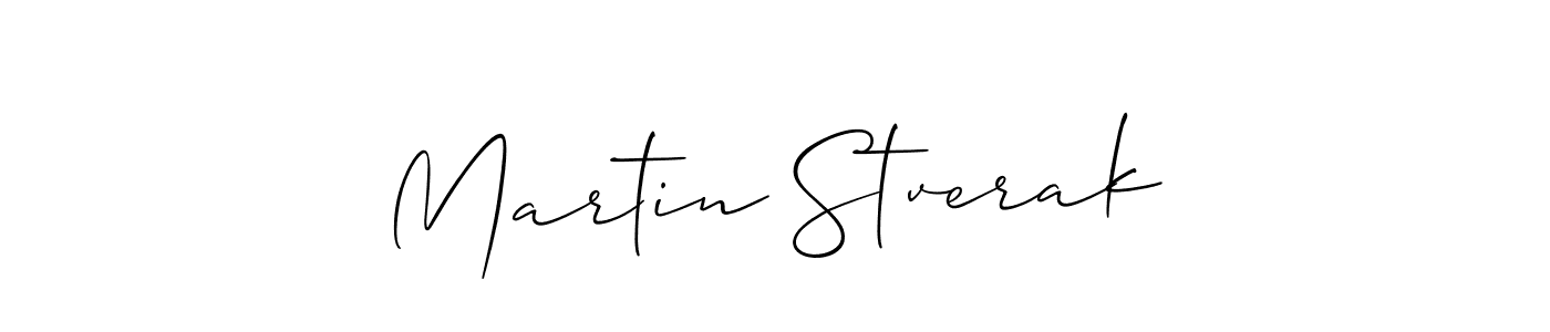 Also we have Martin Stverak name is the best signature style. Create professional handwritten signature collection using Allison_Script autograph style. Martin Stverak signature style 2 images and pictures png