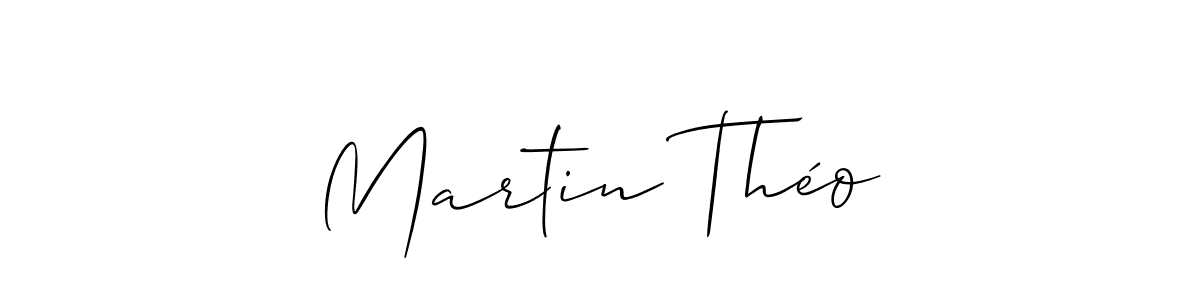 Design your own signature with our free online signature maker. With this signature software, you can create a handwritten (Allison_Script) signature for name Martin Théo. Martin Théo signature style 2 images and pictures png