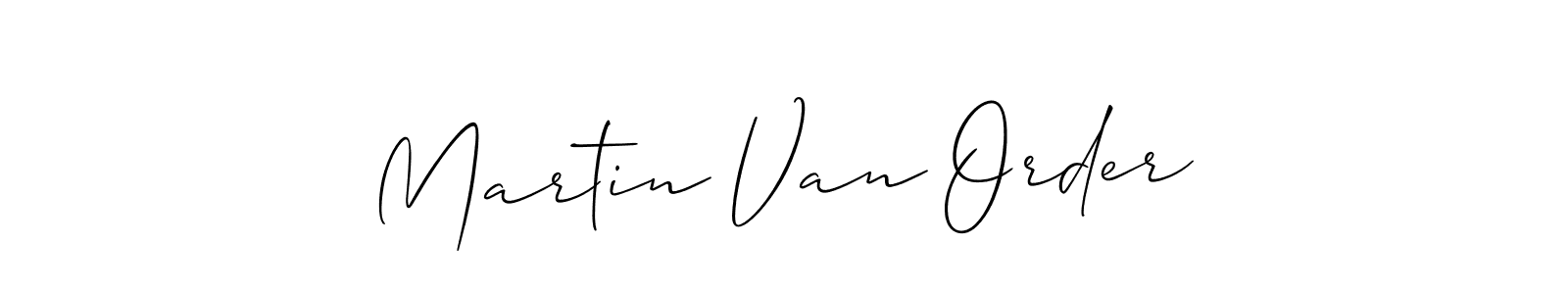 Make a beautiful signature design for name Martin Van Order. Use this online signature maker to create a handwritten signature for free. Martin Van Order signature style 2 images and pictures png