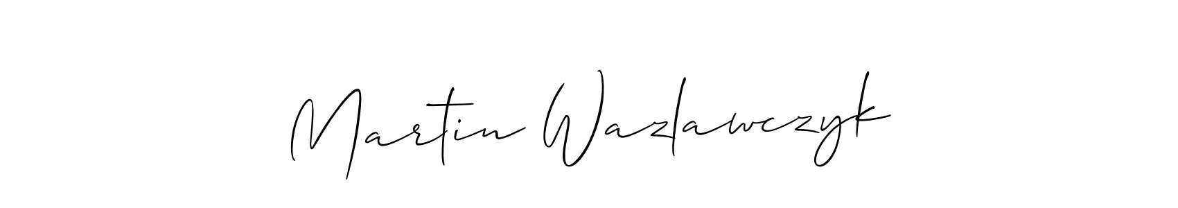 This is the best signature style for the Martin Wazlawczyk name. Also you like these signature font (Allison_Script). Mix name signature. Martin Wazlawczyk signature style 2 images and pictures png