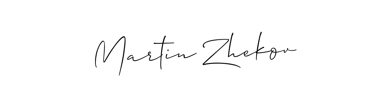 Design your own signature with our free online signature maker. With this signature software, you can create a handwritten (Allison_Script) signature for name Martin Zhekov. Martin Zhekov signature style 2 images and pictures png