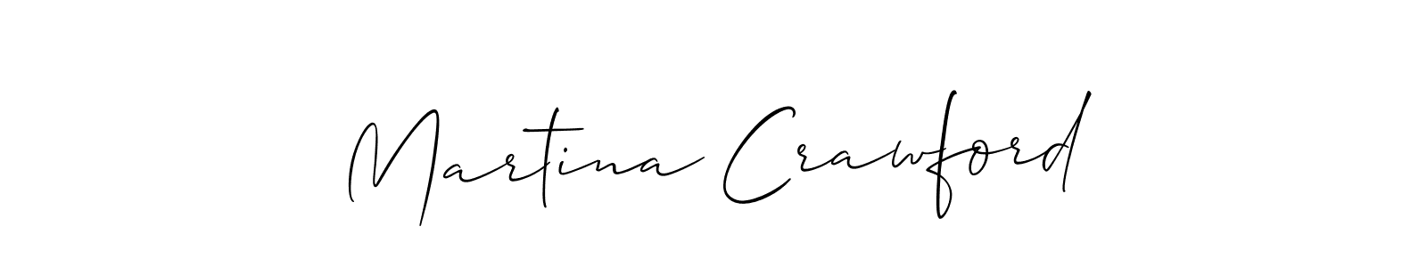 Make a beautiful signature design for name Martina Crawford. Use this online signature maker to create a handwritten signature for free. Martina Crawford signature style 2 images and pictures png