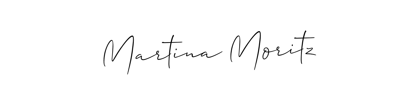 Make a short Martina Moritz signature style. Manage your documents anywhere anytime using Allison_Script. Create and add eSignatures, submit forms, share and send files easily. Martina Moritz signature style 2 images and pictures png