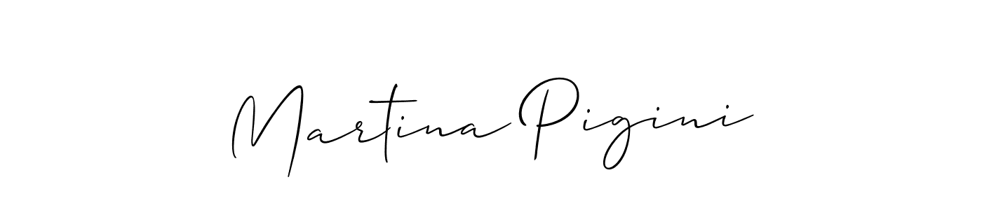 if you are searching for the best signature style for your name Martina Pigini. so please give up your signature search. here we have designed multiple signature styles  using Allison_Script. Martina Pigini signature style 2 images and pictures png