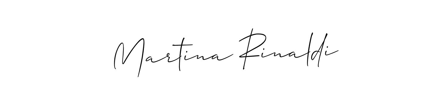 Also we have Martina Rinaldi name is the best signature style. Create professional handwritten signature collection using Allison_Script autograph style. Martina Rinaldi signature style 2 images and pictures png