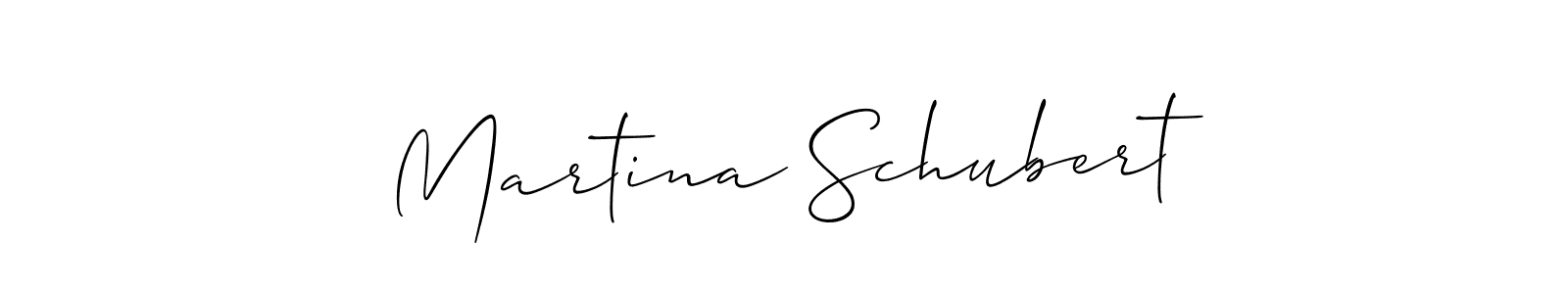 You should practise on your own different ways (Allison_Script) to write your name (Martina Schubert) in signature. don't let someone else do it for you. Martina Schubert signature style 2 images and pictures png