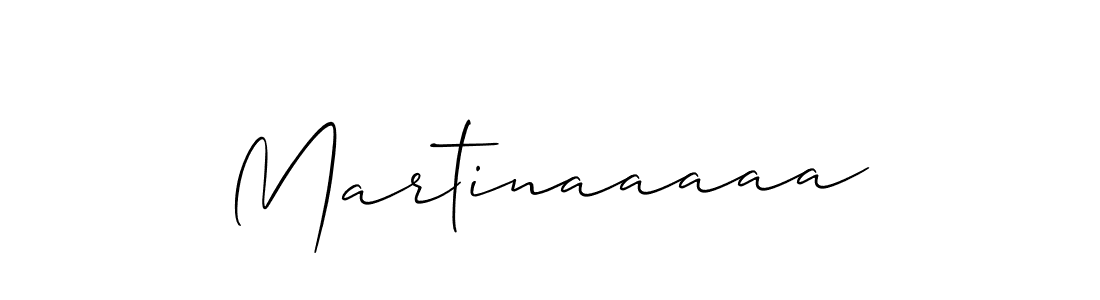 How to make Martinaaaaa name signature. Use Allison_Script style for creating short signs online. This is the latest handwritten sign. Martinaaaaa signature style 2 images and pictures png