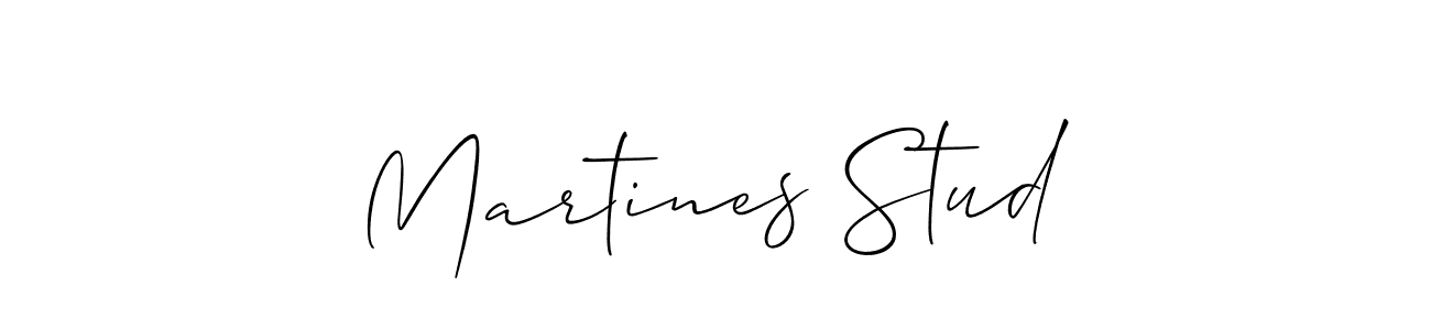 It looks lik you need a new signature style for name Martines Stud. Design unique handwritten (Allison_Script) signature with our free signature maker in just a few clicks. Martines Stud signature style 2 images and pictures png