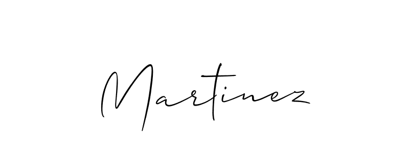 Make a beautiful signature design for name Martinez. With this signature (Allison_Script) style, you can create a handwritten signature for free. Martinez signature style 2 images and pictures png