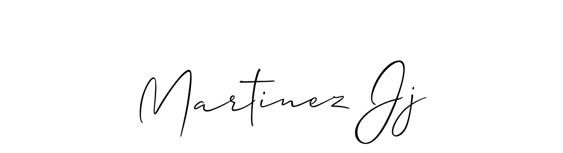 How to make Martinez Jj name signature. Use Allison_Script style for creating short signs online. This is the latest handwritten sign. Martinez Jj signature style 2 images and pictures png