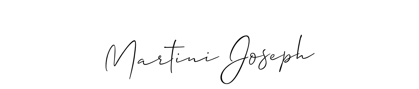 Also we have Martini Joseph name is the best signature style. Create professional handwritten signature collection using Allison_Script autograph style. Martini Joseph signature style 2 images and pictures png