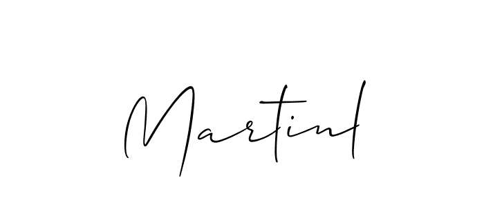 You should practise on your own different ways (Allison_Script) to write your name (Martinl) in signature. don't let someone else do it for you. Martinl signature style 2 images and pictures png