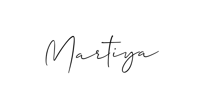 It looks lik you need a new signature style for name Martiya. Design unique handwritten (Allison_Script) signature with our free signature maker in just a few clicks. Martiya signature style 2 images and pictures png